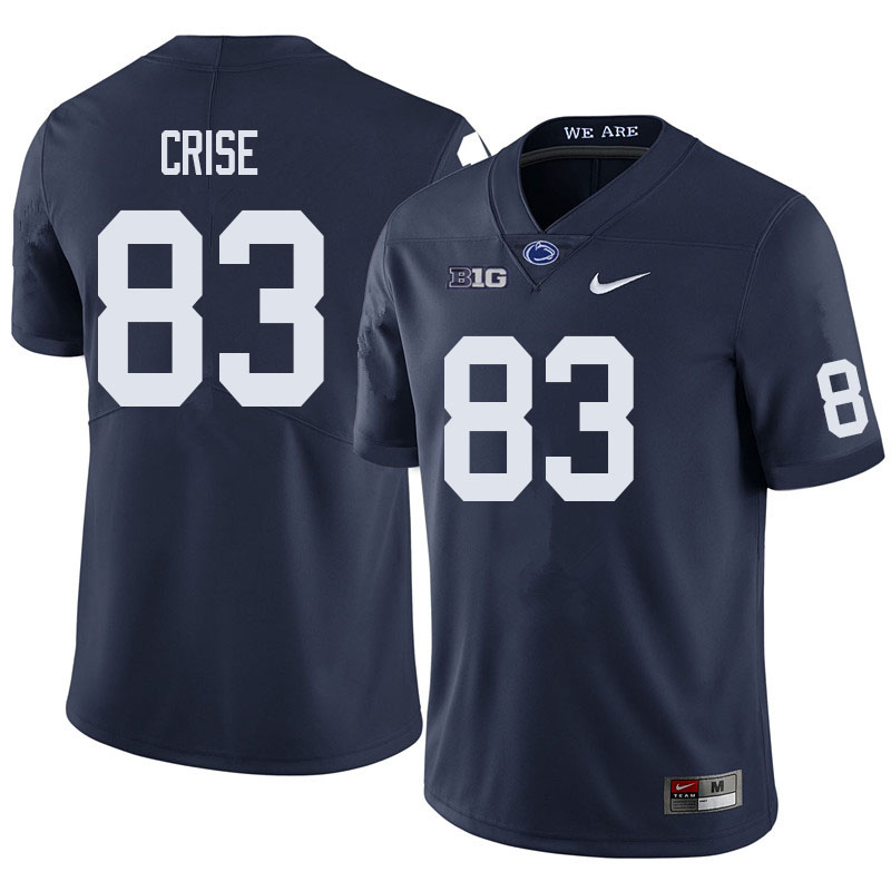 NCAA Nike Men's Penn State Nittany Lions Johnny Crise #83 College Football Authentic Navy Stitched Jersey UTS8698NK